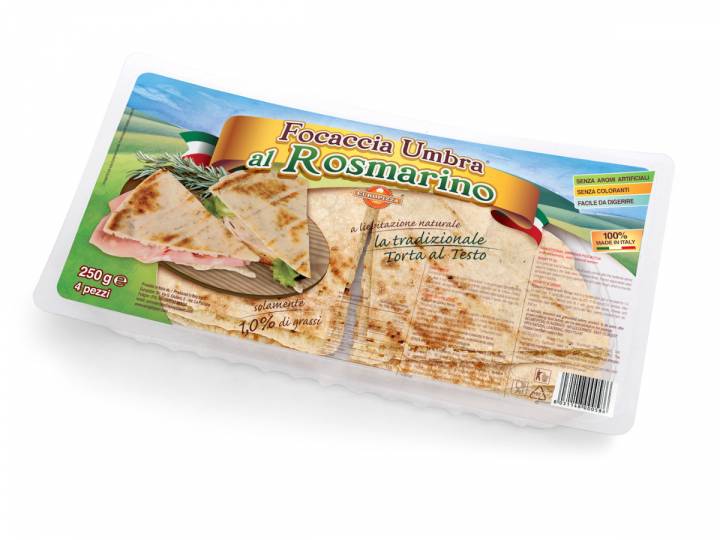Focaccia Umbra al Rosmarino 250g - prodotto Europizza