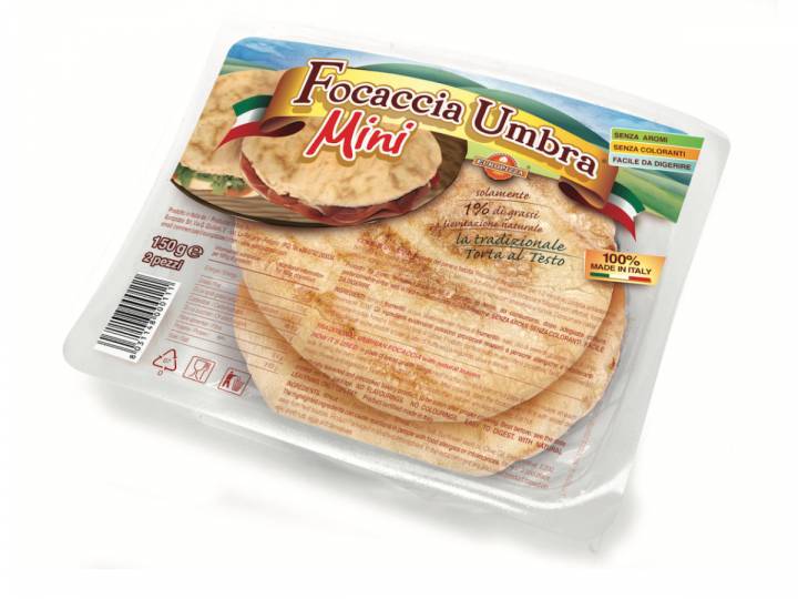 Focaccia Umbra Mini 150g - prodotto Europizza