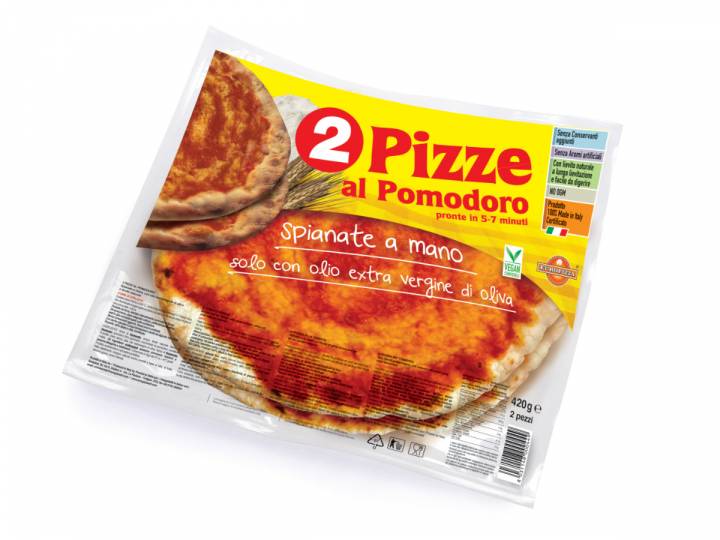 Pizza tonda al pomodoro 420g - prodotto fresco discount - Europizza