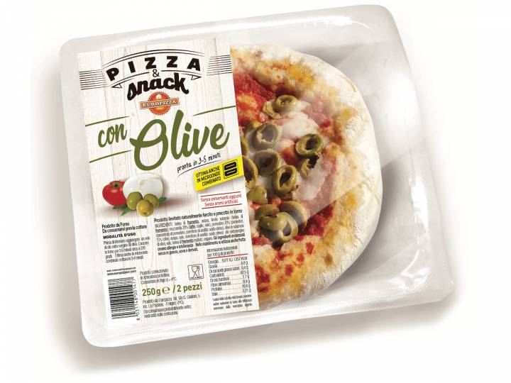 Pizza Snack con Olive - Prodotto Europizza